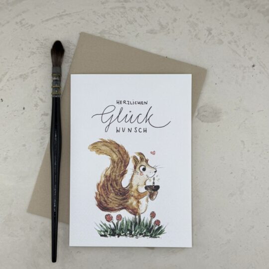 "Glücksbringer mit flauschigem Schwanz"